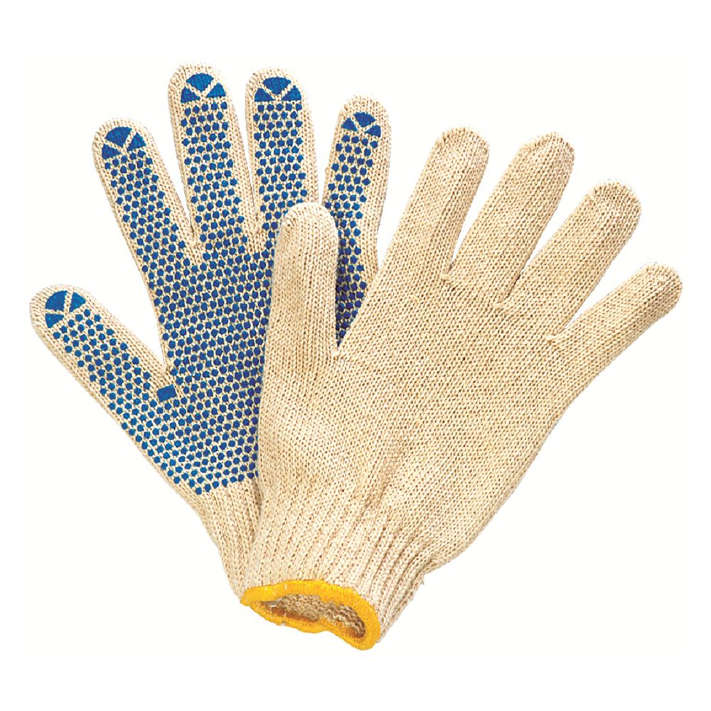 Găng Tay Len Phủ Hạt Nhựa Xanh - NGDK00021 1 Găng tay len phủ hạt nhựa 04