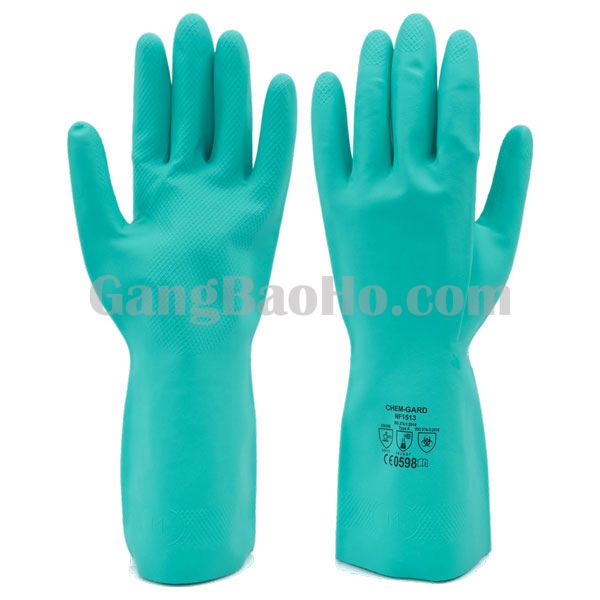 Găng Tay Cao Su Chống Dầu Nastah NF1513 - NGCS00045 1 Găng Tay Cao Su An Toàn