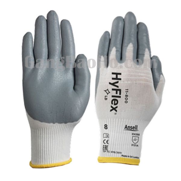 Găng Tay Chống Cắt Bảo Hộ Cấp Độ 4 Ansell Hyflex 11-800 - NGTS00066 1 Găng Tay Chống Cắt Bảo Hộ Ansell Hyflex Chất Lượng