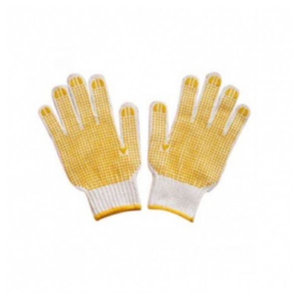 Găng Tay Vải Cotton Chất Lượng Phủ Nhựa Lòng Bàn Tay - NGTV00052 1 Găng Tay Phủ Hạt Nhựa