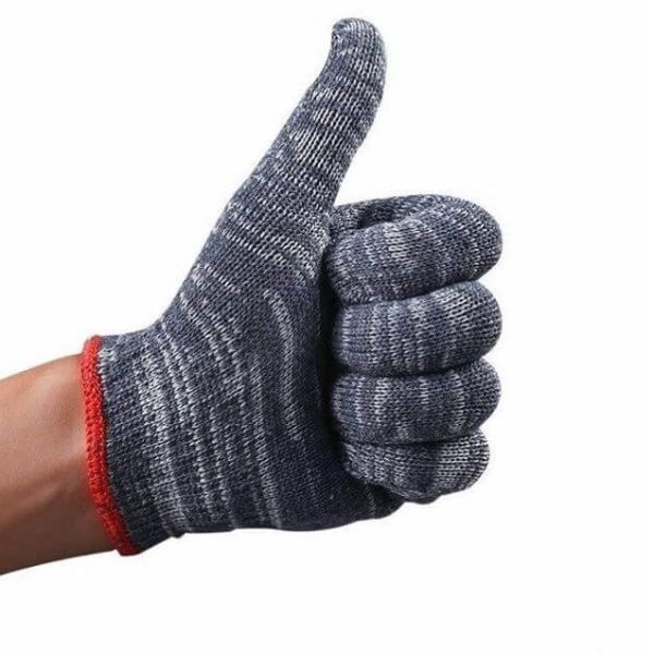 Găng Tay Len Dệt Kim Sợi Cotton Dày Vừa Phải